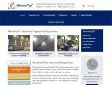 Tablet Screenshot of micronfog.com